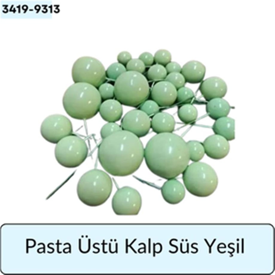Pasta Üstü Top Süs Yeşil
