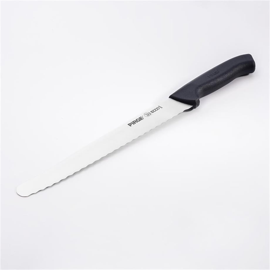 Pirge 38009-01 Ekmek Bıçağı Siyah   (22,5 Cm)