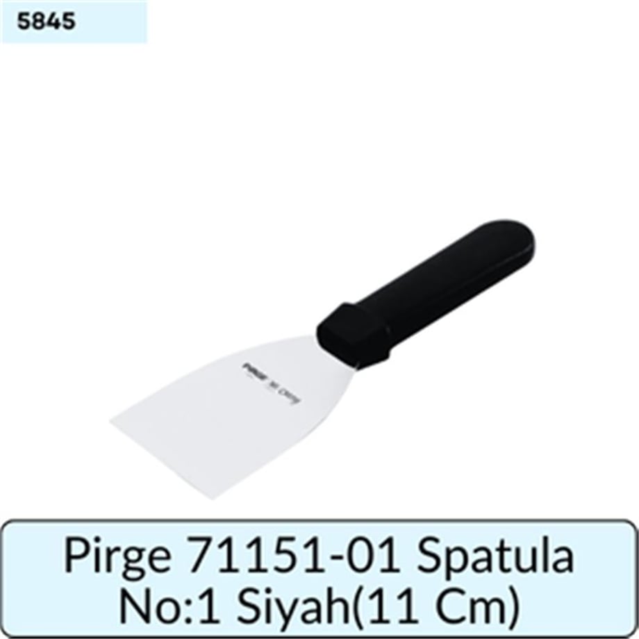 Pirge 71151-01 Spatula N0:1 Siyah   (11 Cm)