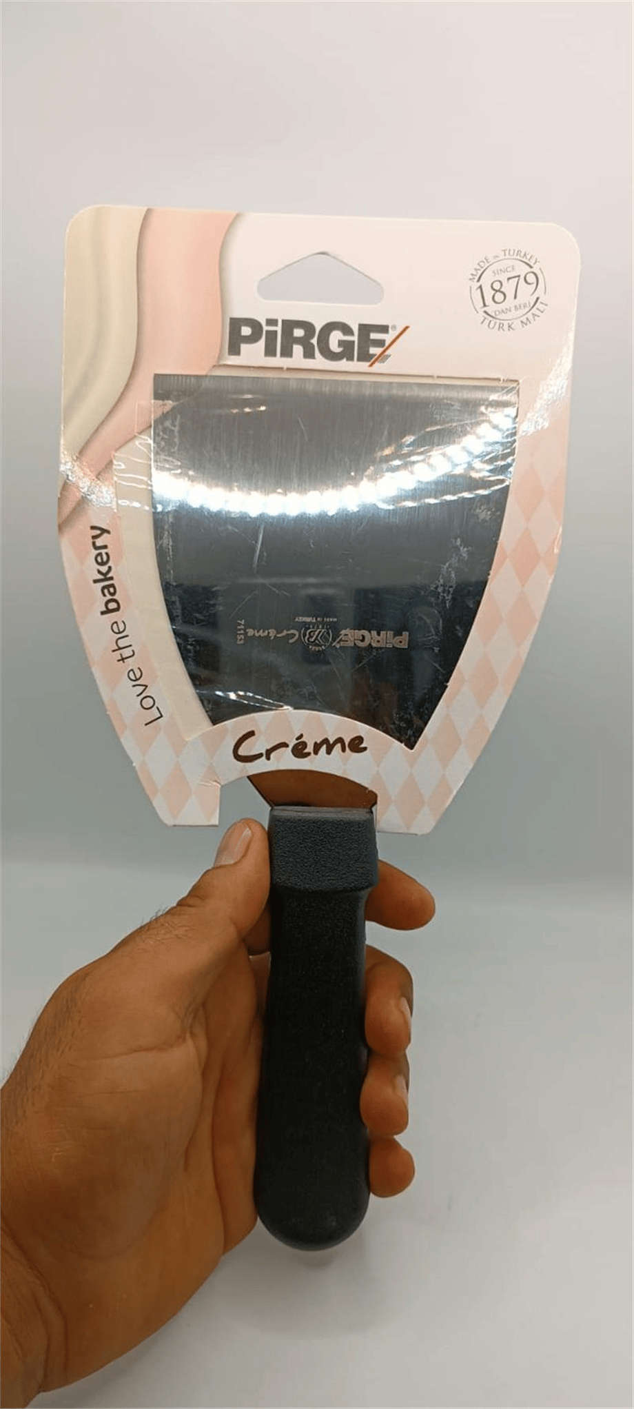 Pirge 71153-01 Spatula No:3 Siyah   (12 Cm)