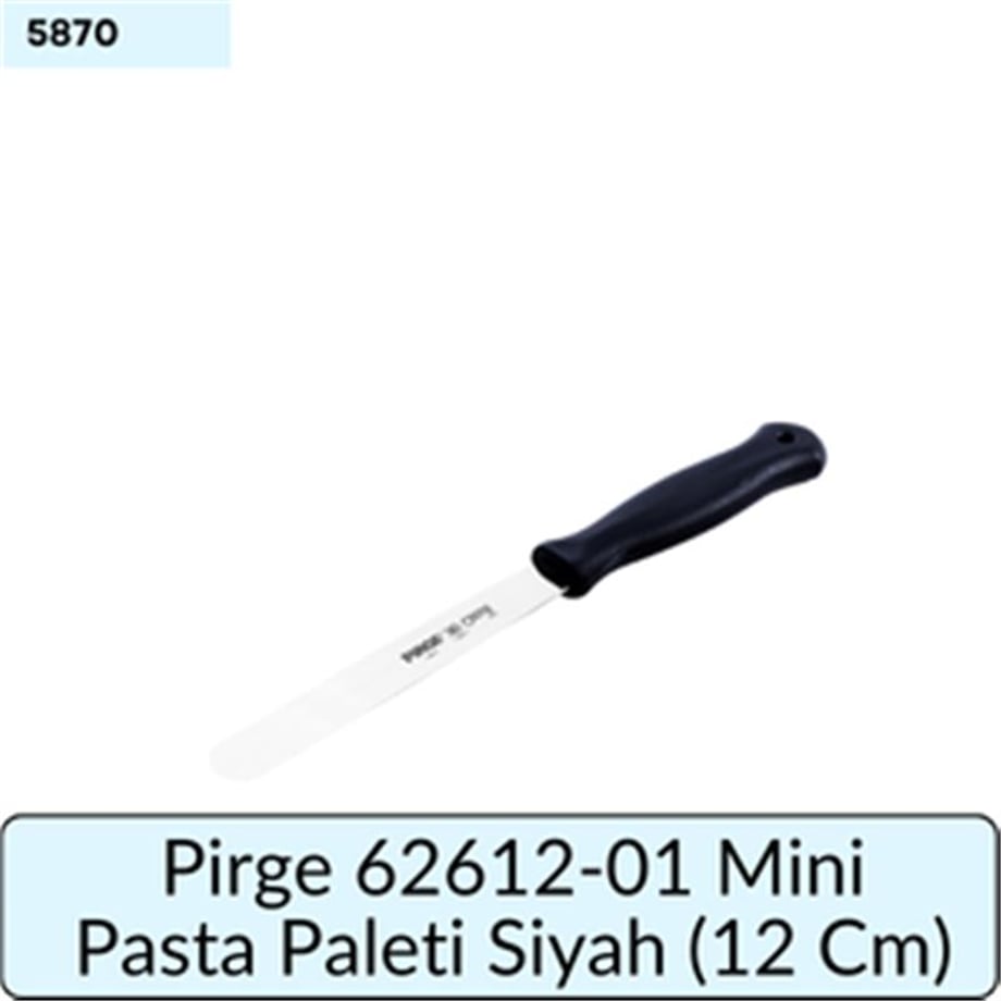 Pirge 71192-01 Pasta Bıçağı Dişli Siyah   (30 Cm)