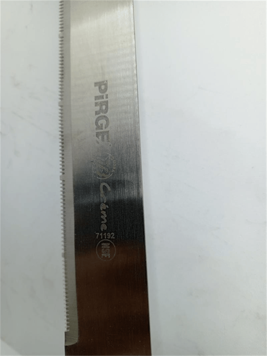 Pirge 71192-01 Pasta Bıçağı Dişli Siyah   (30 Cm)