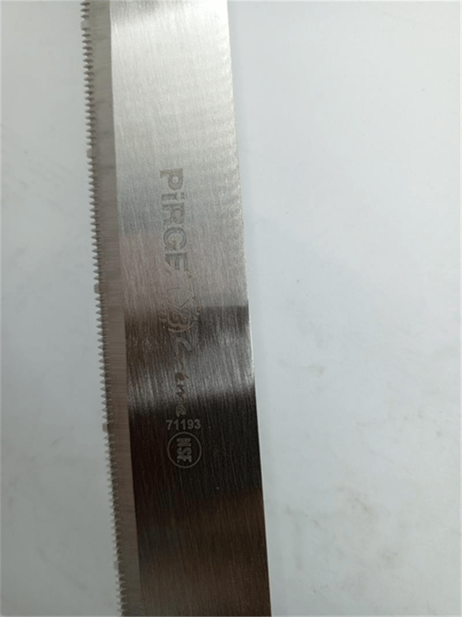 Pirge 71193-01 Pasta Bıçağı Dişli Siyah   (35 Cm)