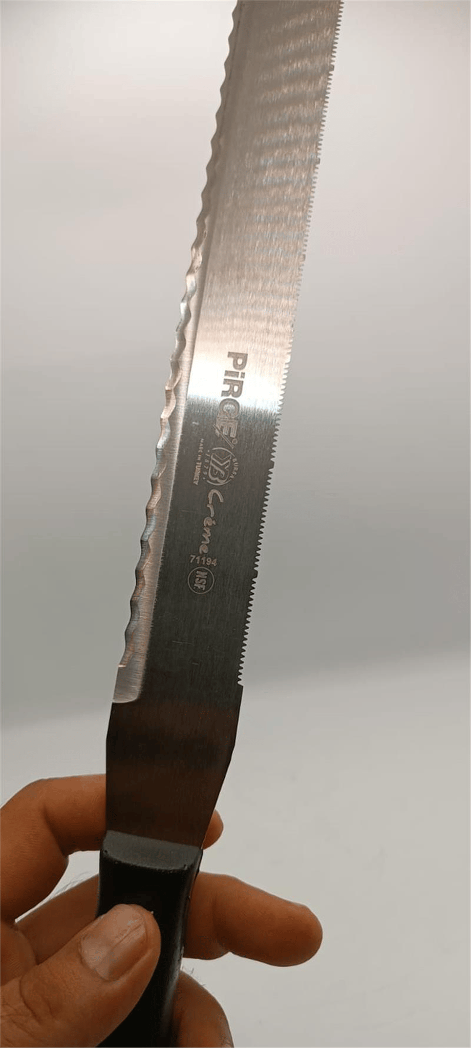 Pirge 71194-01 Pasta Bıç. Çift Dişli Siyah (30 Cm)