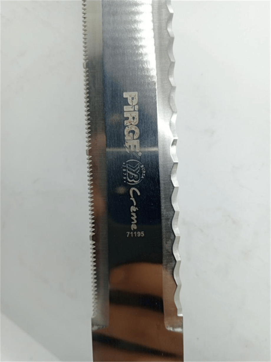 Pirge 71195-01 Pasta Bıç. Çift Dişli Siyah (35 Cm)
