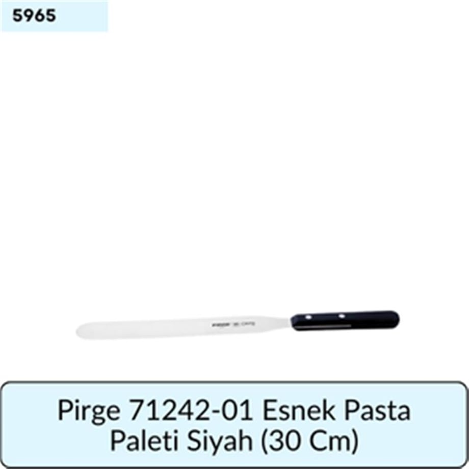 Pirge 71242-01 Esnek Pasta Paleti Siyah   (30 Cm)