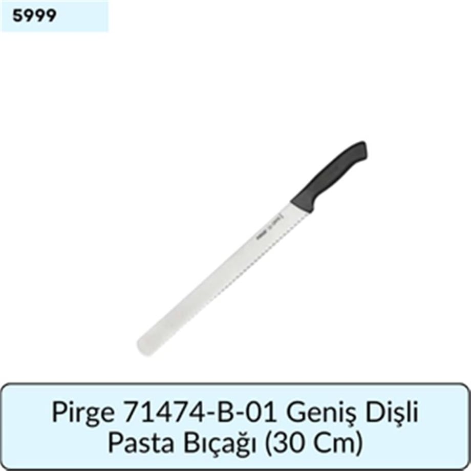 Pirge 71474-B-01 Geniş DişliPasta Bıçağı   (30 Cm)