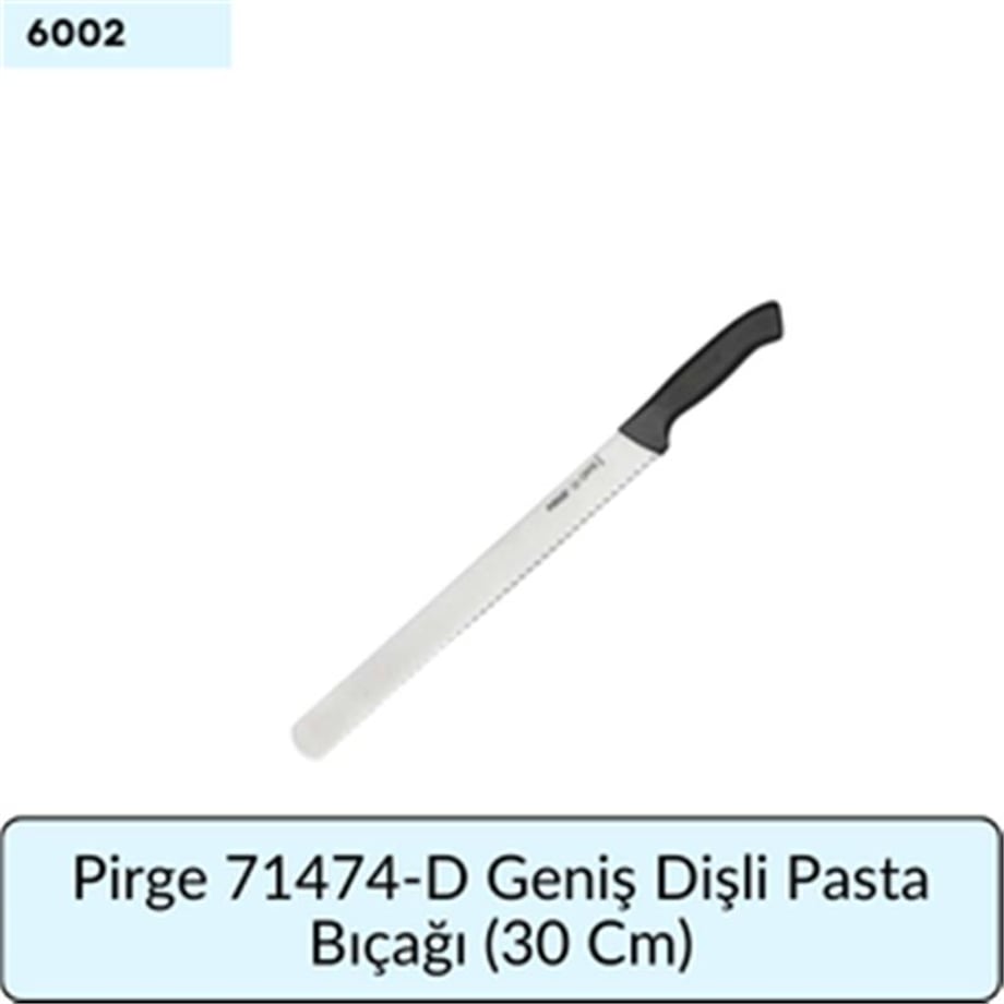 Pirge 71474-D Geniş Dişli Pasta Bıçağı   (30 Cm)