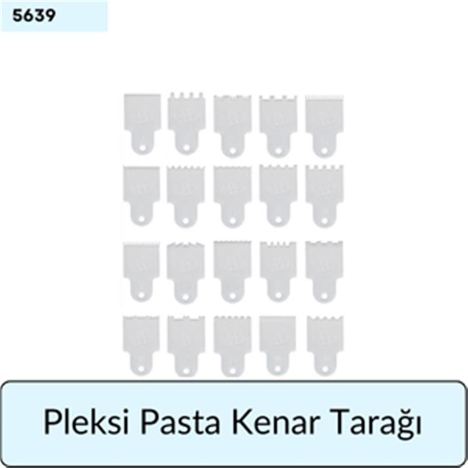 Pleksi Pasta Kenar Tarağı
