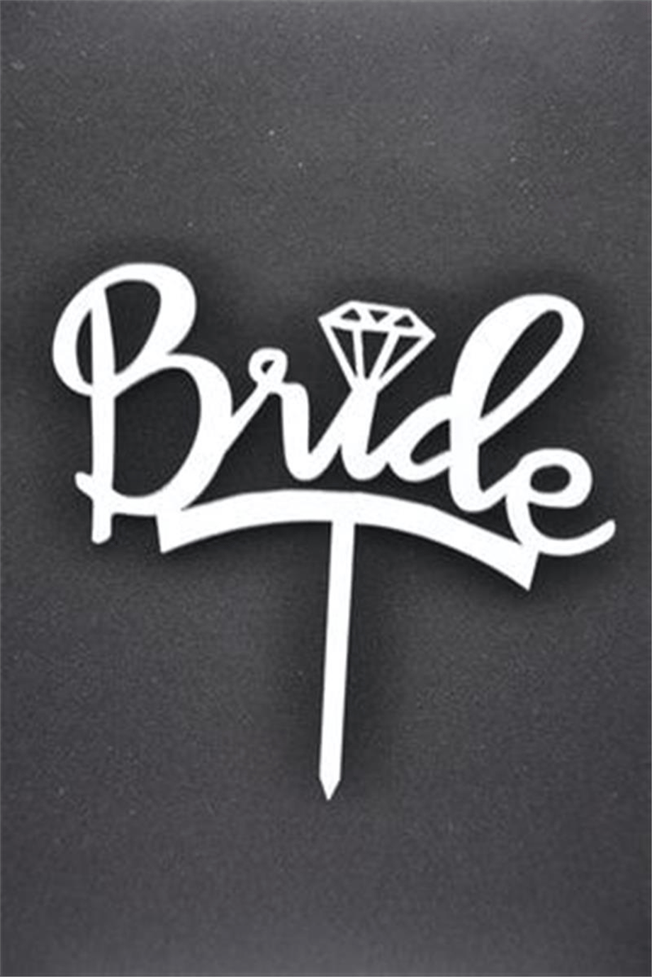 PLEKSİ Yazı Bride Gümüş
