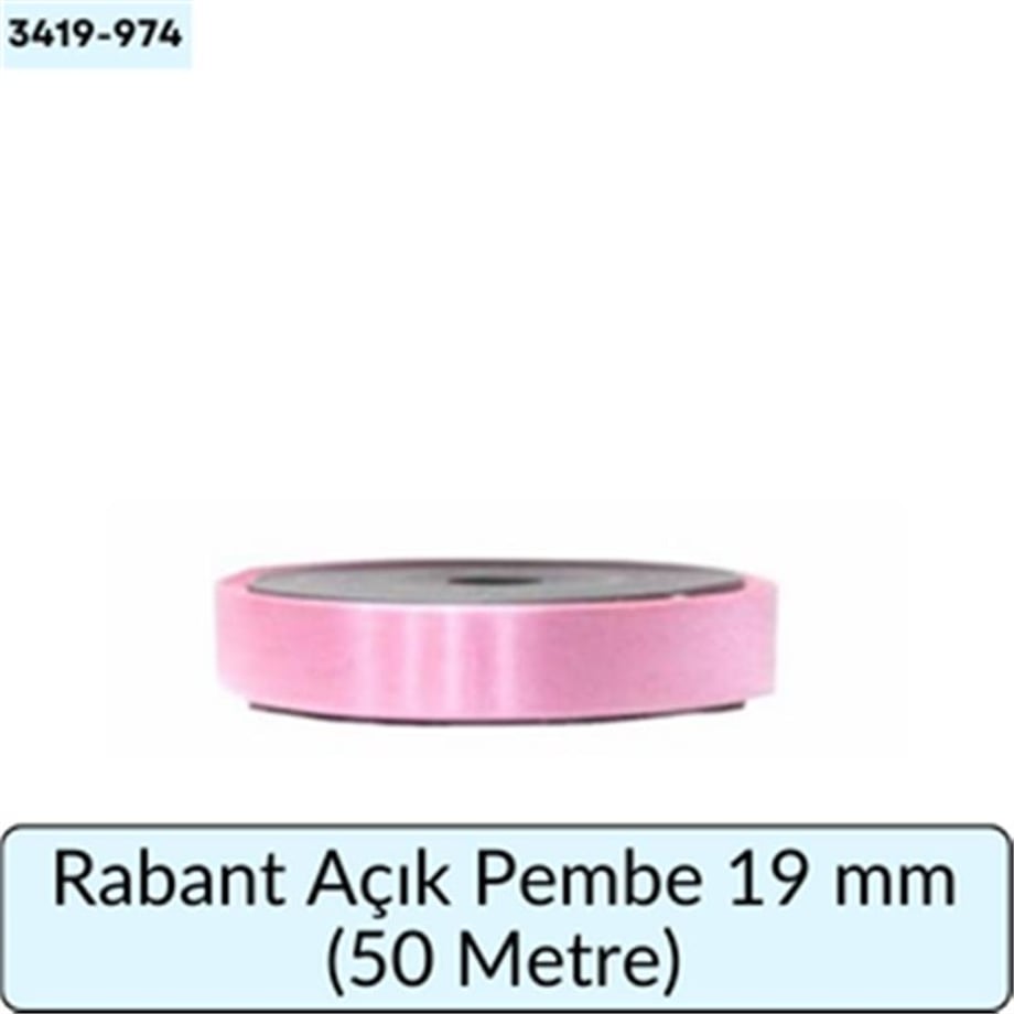 Rabant Açık Pembe 19 Mm   (50 Metre)