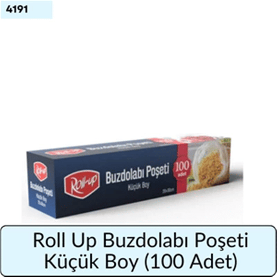 Roll up Buzdolabı Poşeti Küçük Boy   (100 Adet)