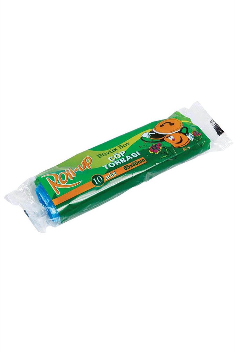 Roll Up Çöp Torbası Büyük Boy 65*80 Cm   (10 Adet)