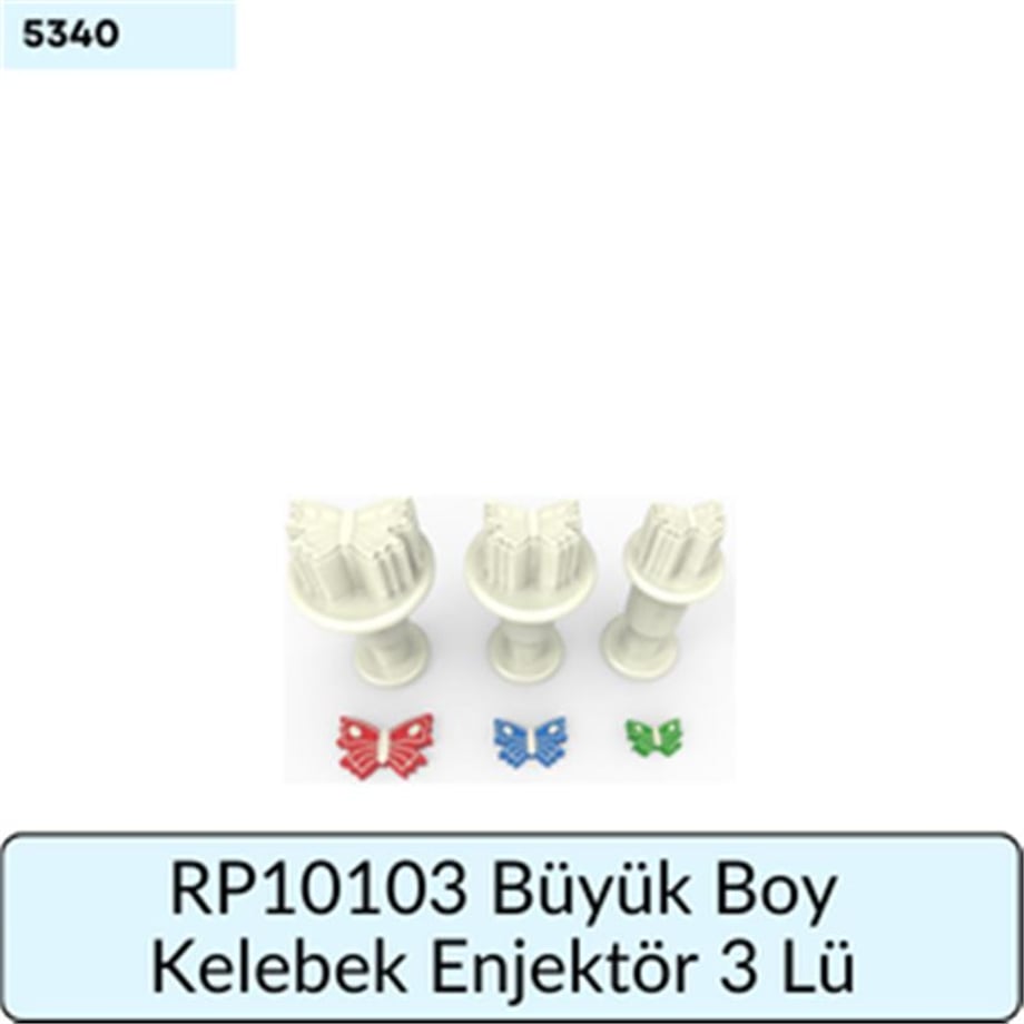 RP10103 Büyük Boy Kelebek Enjektör 3 Lü