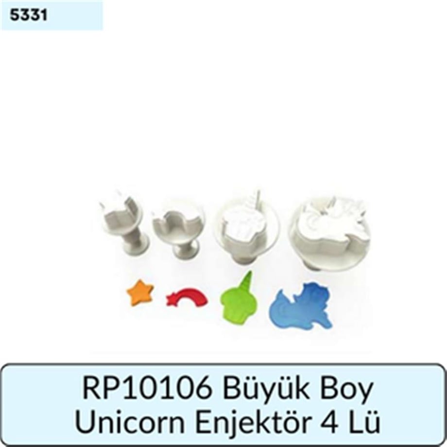RP10114 Büyük Boy Unicorm Enjektör 4 Lü