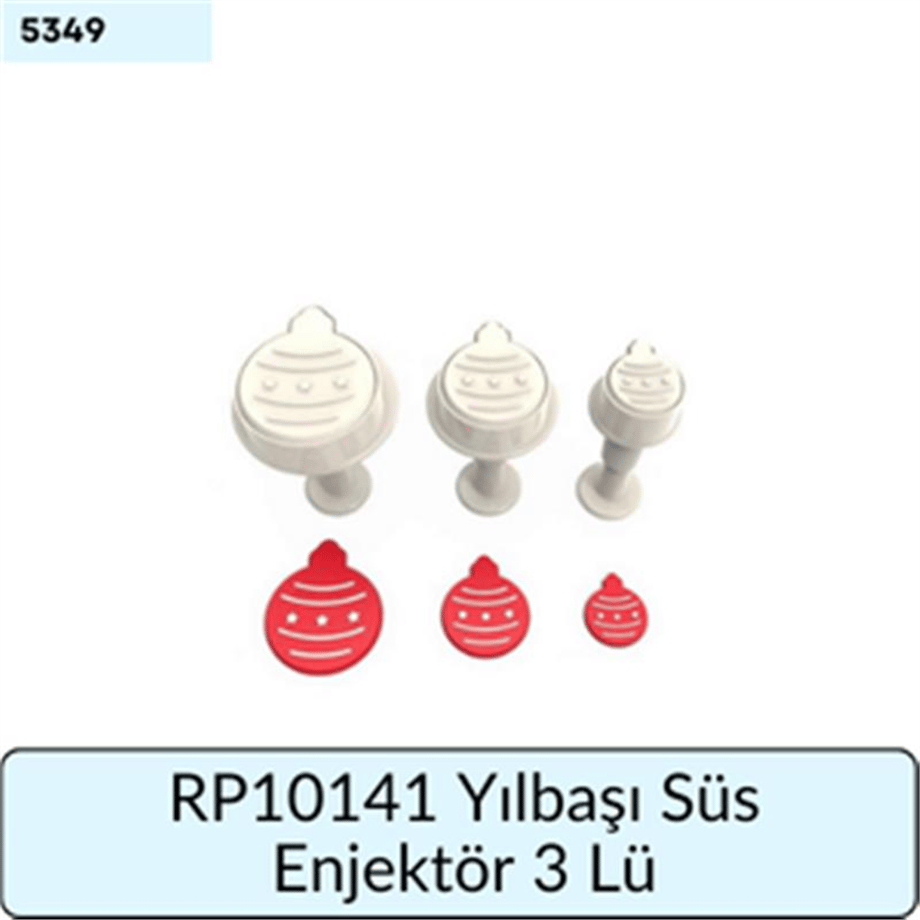 RP10141 Yılbaşı Süs Enjektör 3 Lü