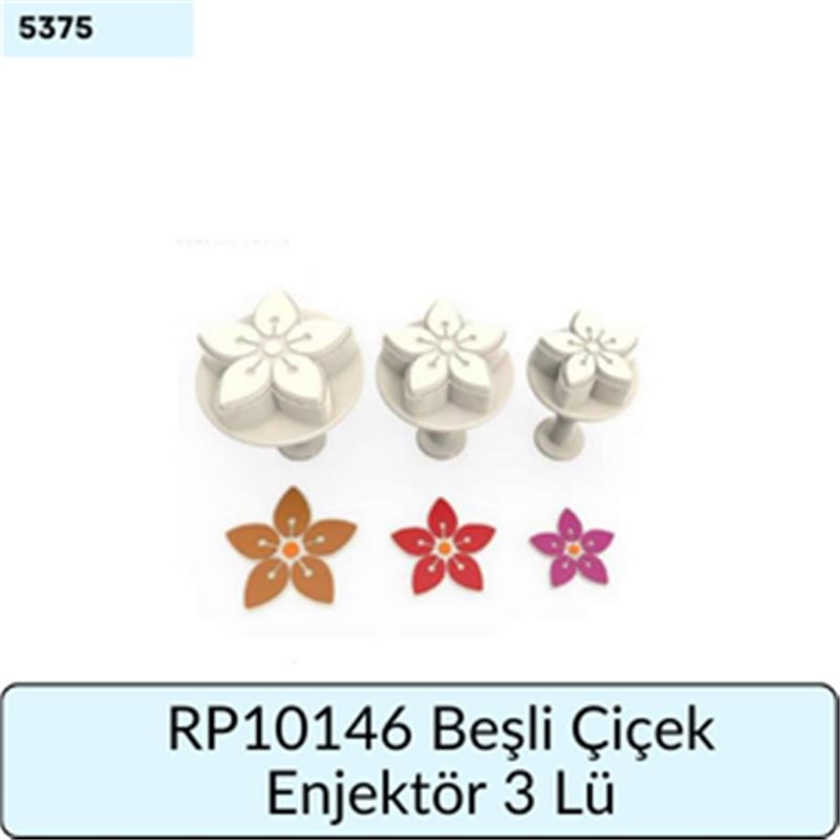 RP10146 Beşli Çiçek Enjektör 3 Lü