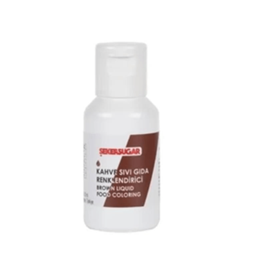 Ş & S Yenilebilir Kahve Sıvı Gıda Boyası   (20 Gr)