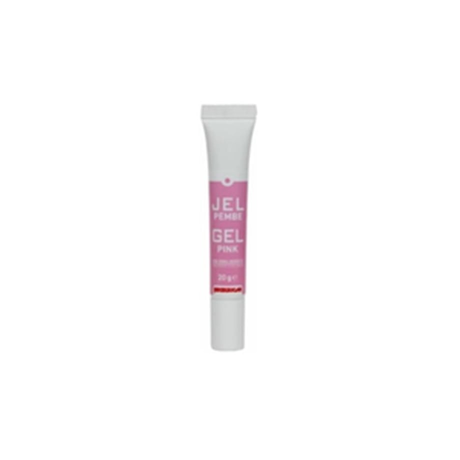 Ş & S Yenilebilir Pembe Jel Gıda Boyası   (20 Gr)