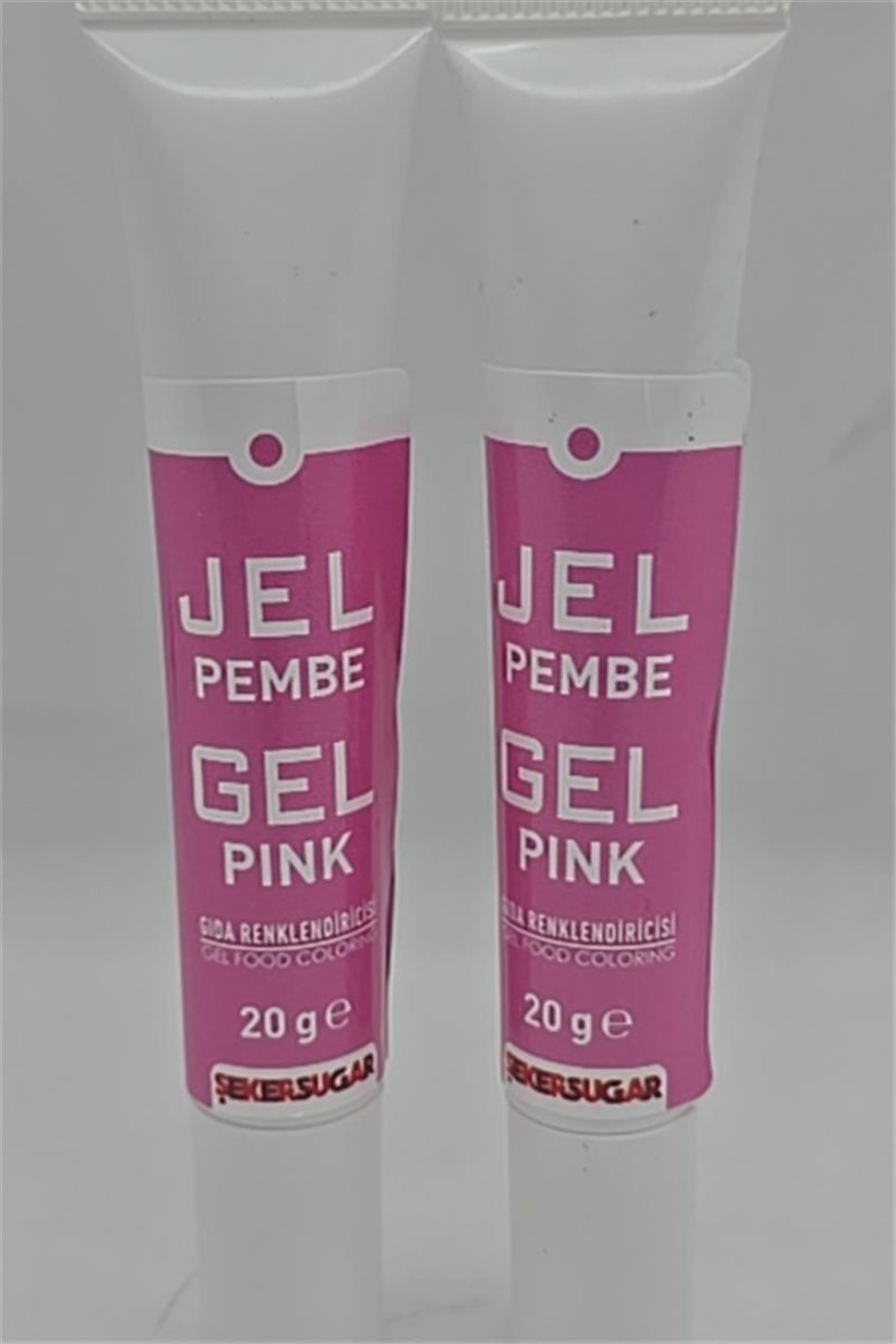Ş & S Yenilebilir Pembe Jel Gıda Boyası   (20 Gr)