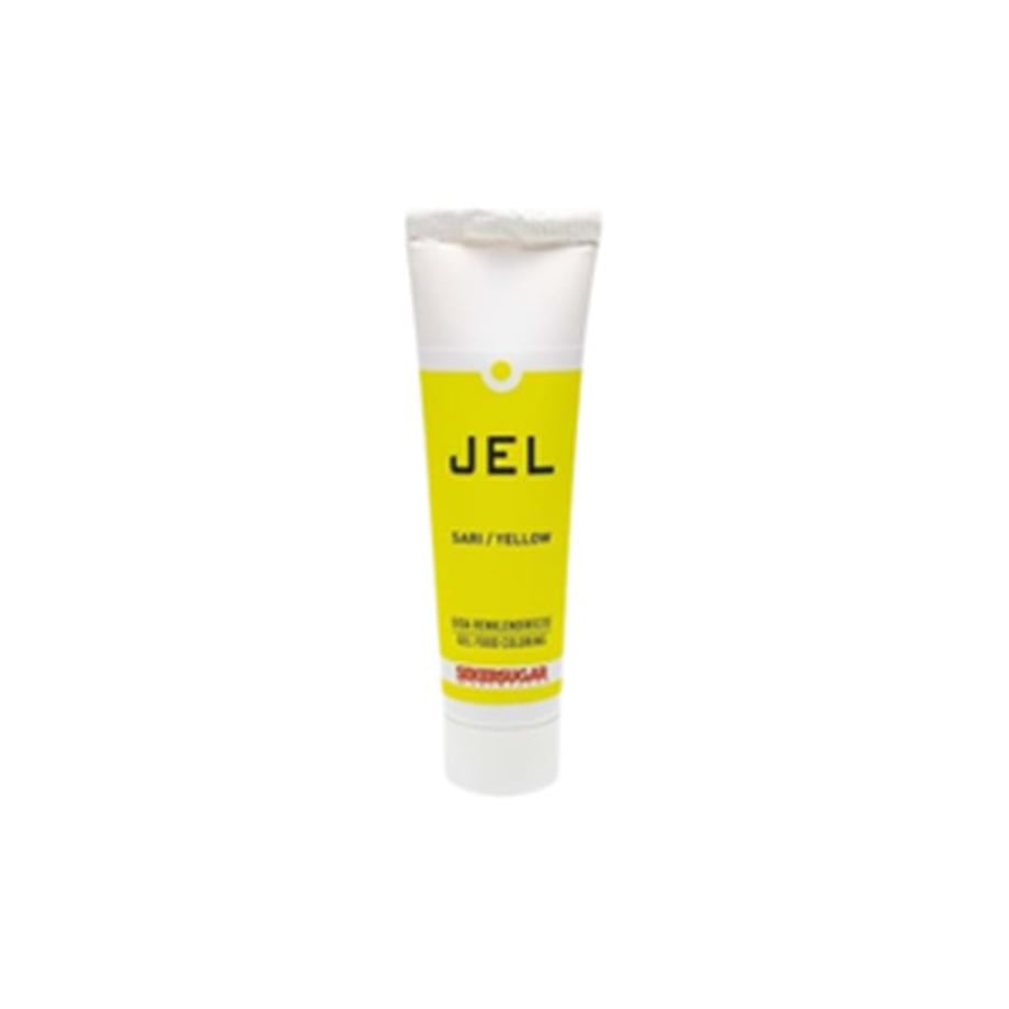 Ş & S Yenilebilir Sarı Jel Gıda Boyası   (100 Gr)