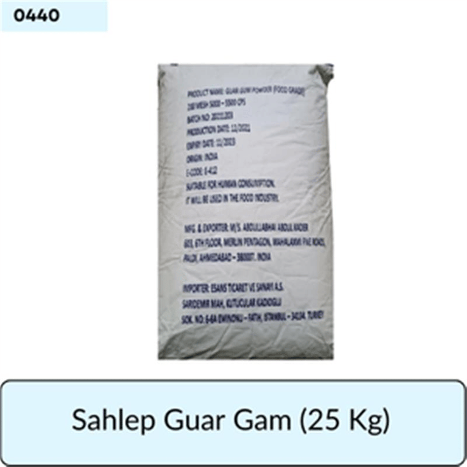 Sahlep Guar Gam     (25 Kg)