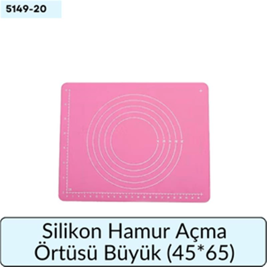 Silikon Hamur Açma Örtüsü Büyük (45*65)