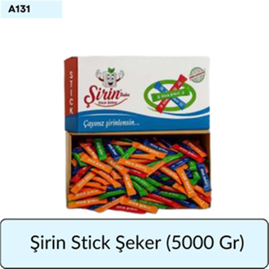 Şirin Stick Şeker 4 Gr  (5000 Gr)