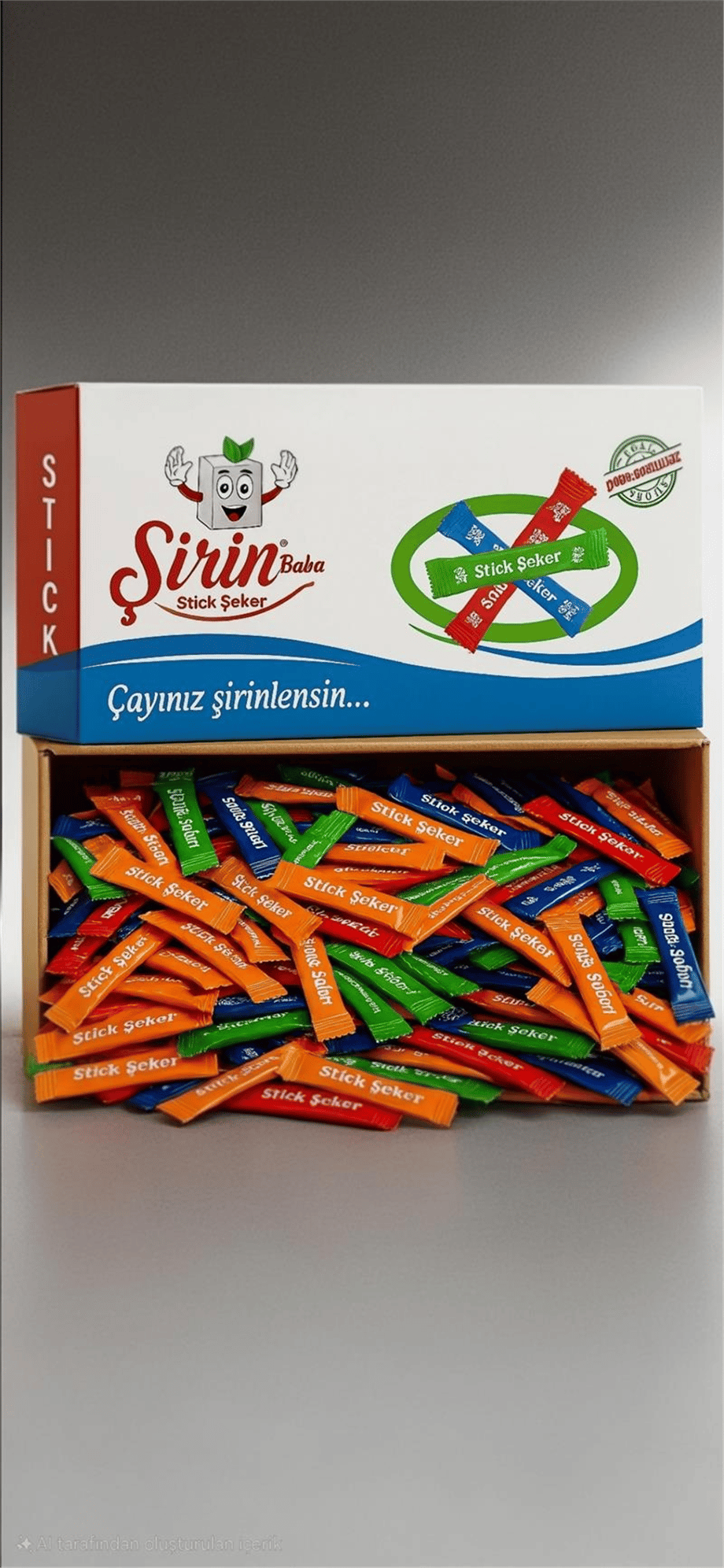 Şirin Stick Şeker 4 Gr  (5000 Gr)