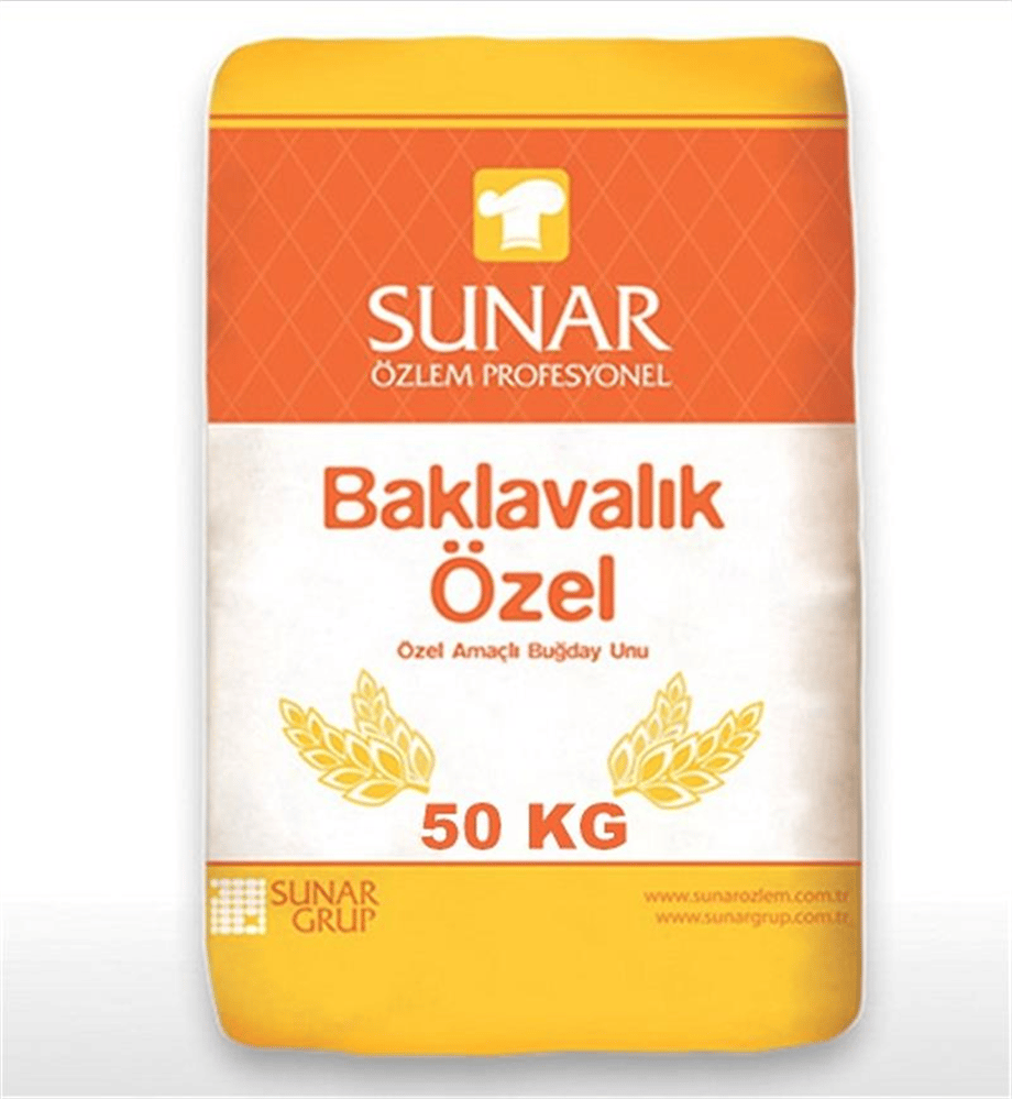 Sunar Un Baklavalık Özel Bez Torba   (50 Kg)