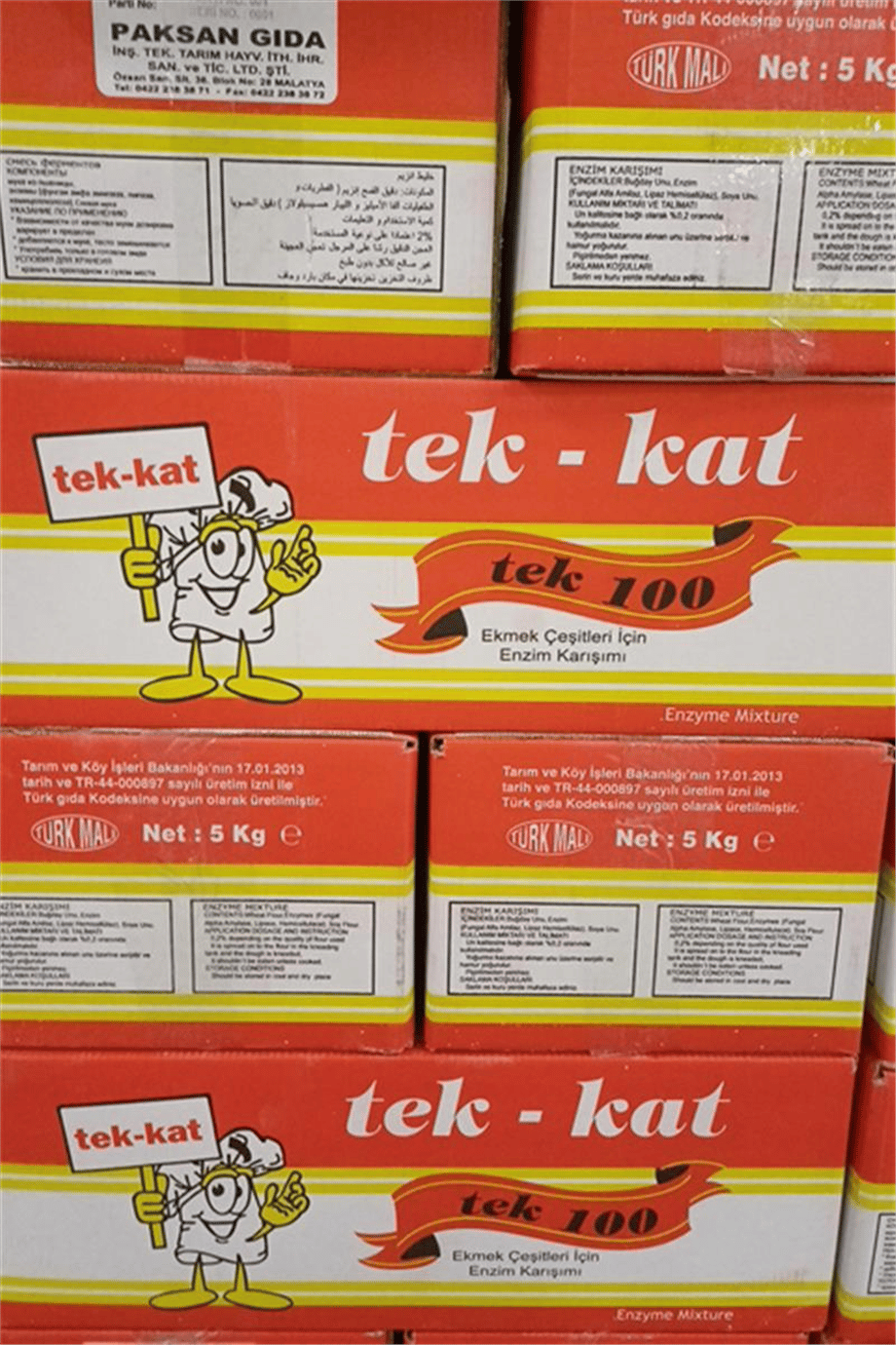 Tekkat 100 Ekmek Geliştirici Katkı     (5 Kg)