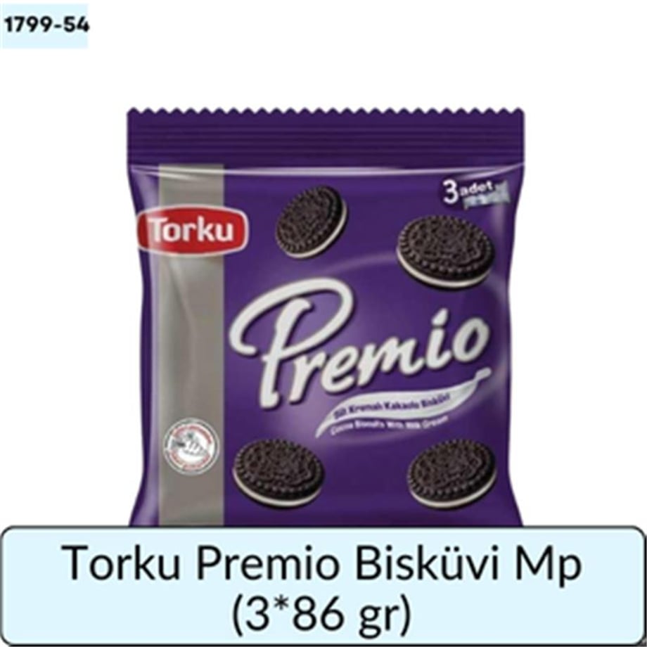 Torku Premio Bisküvi Mp   (3*86 Gr)