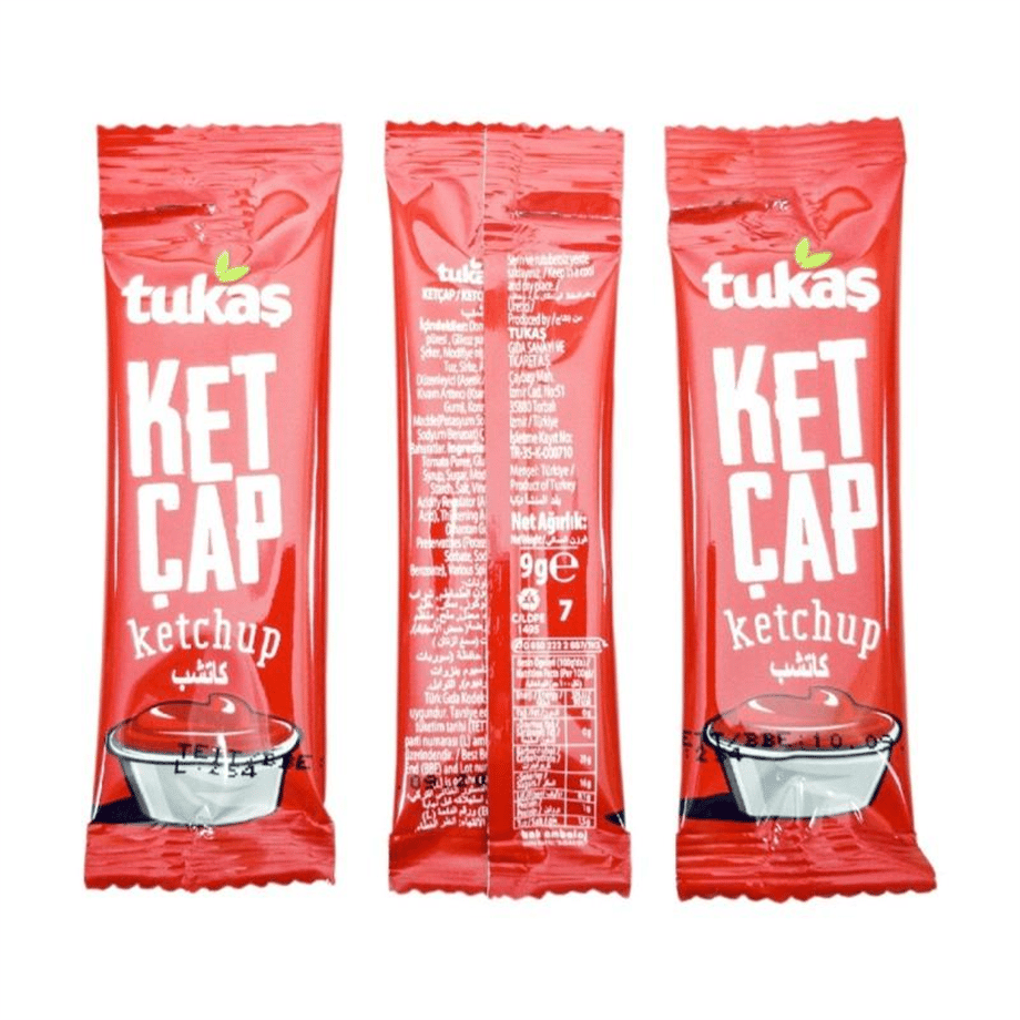 Tukaş Ketçap Stickpack 9 gr   (500 Ad)