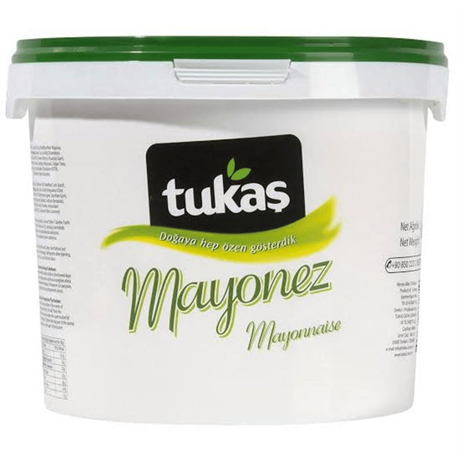 Tukaş Mayonez  Kova   (8 Kg)