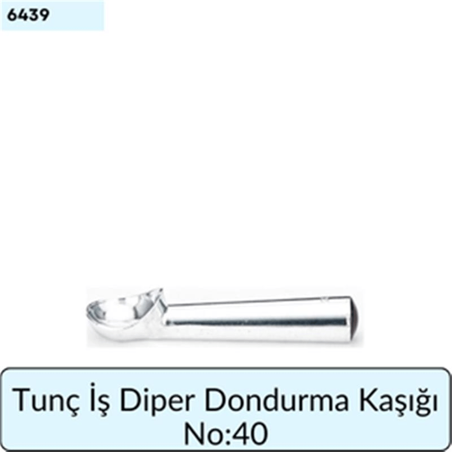 Tunç İş Diper Dondurma Kaşık No 40