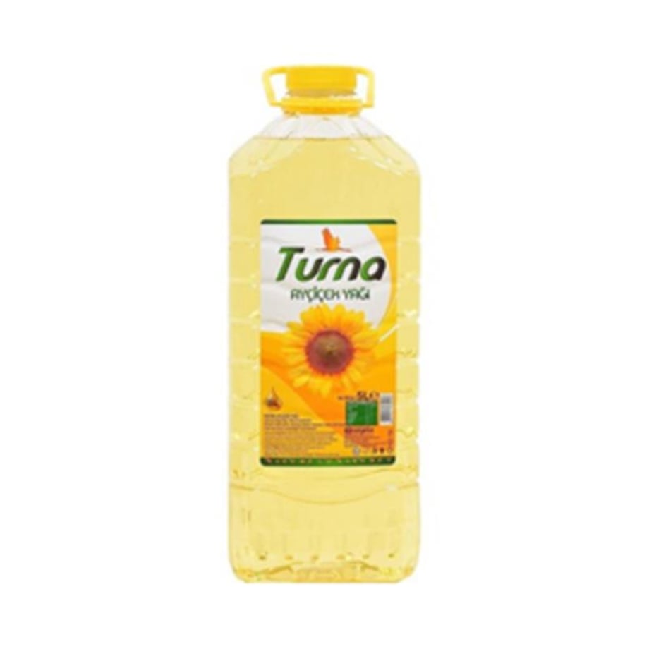 Turna Ayçiçek Yağ Pet Şişe   (5 Lt)