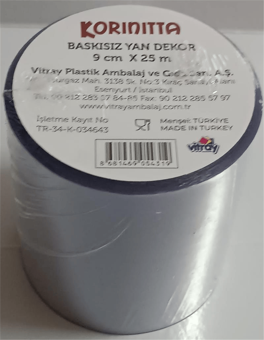 Ultra Pvc (9*25 Cm) Baskısız Yan Dekor