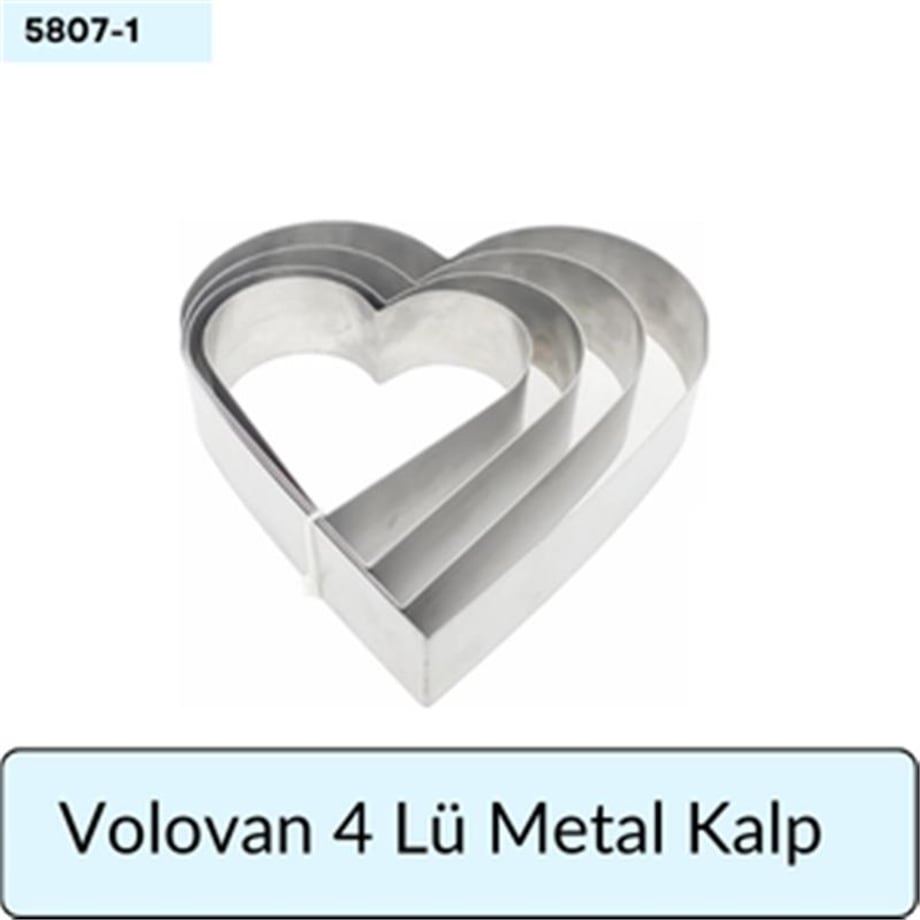 VOLOVAN 4 LÜ METAL KALP