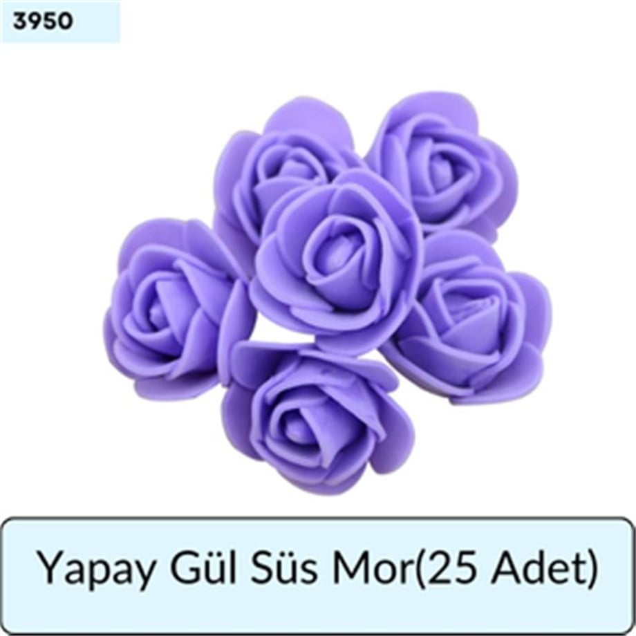 Yapay Gül Süs Mor    (25 Adet)