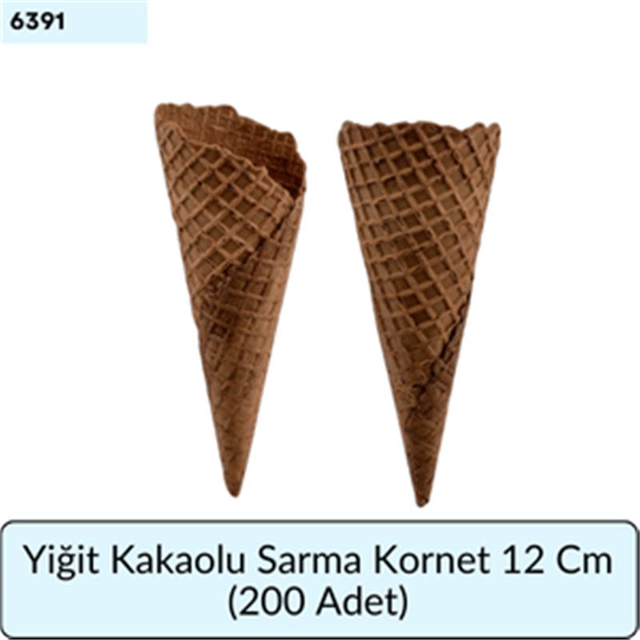 Yiğit Kakaolu Sarma Kornet 12 cm  (200 AD)