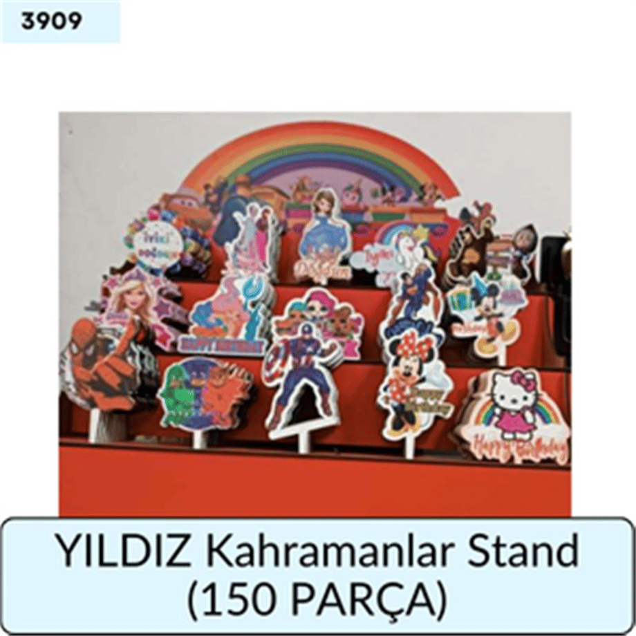 YILDIZ KAHRAMANLAR STAND  (150 PARÇA)
