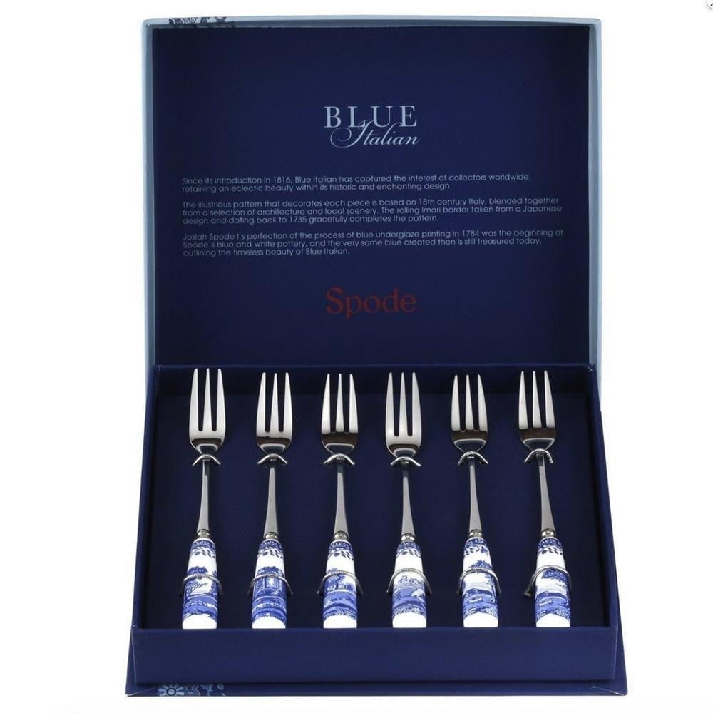 BLUE ITALIAN 6 LI ÇATAL SETİ