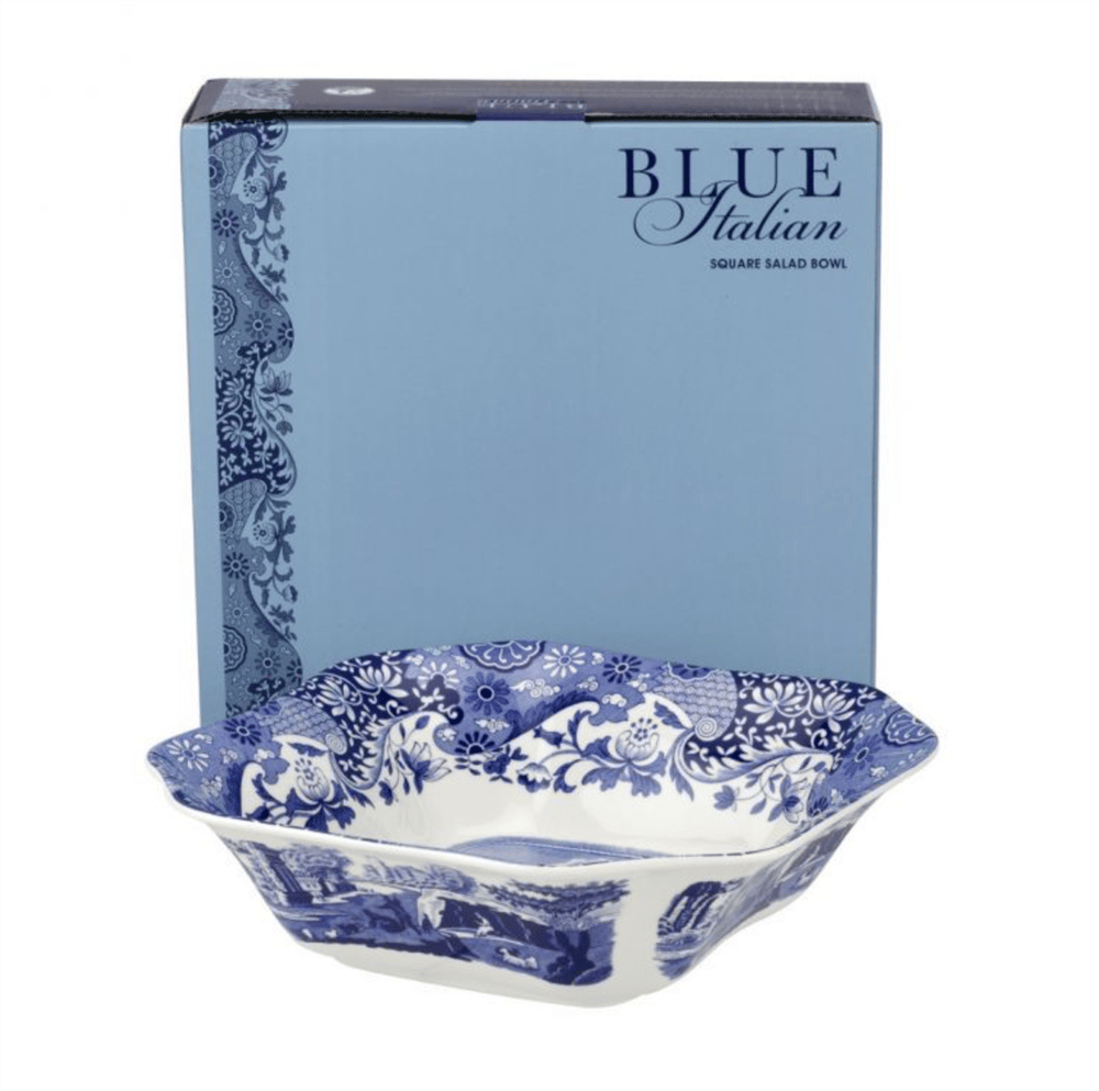 BLUE ITALIAN SALATA SERVİS KARE 24 CM