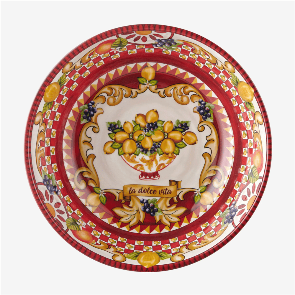 CAPRI KIRMIZI MELAMİN KASE 20 CM