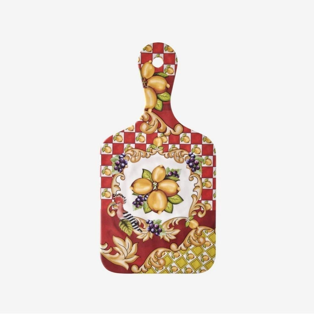 CAPRI RED LEMON BOUQUET CUTTING BOARD 25 CM