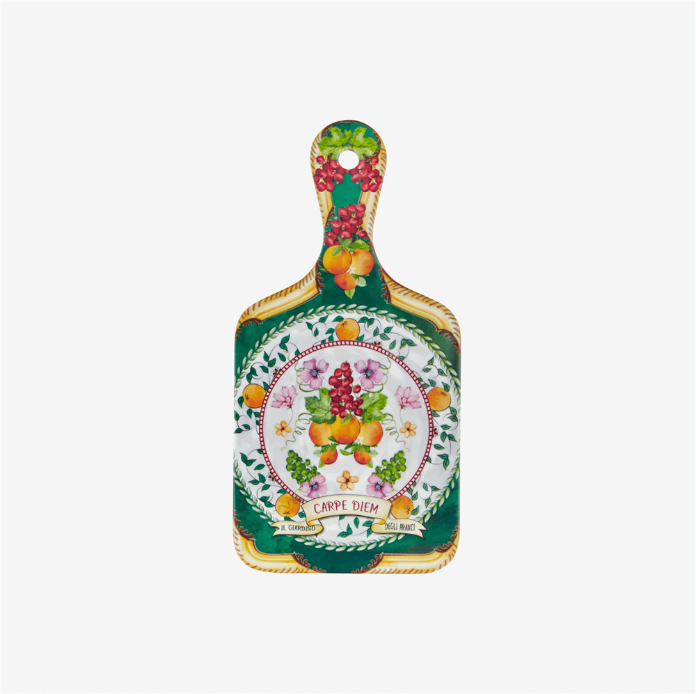 CARPE DIEM YEŞİL MELAMİN SUNUM TAHTASI 25 CM
