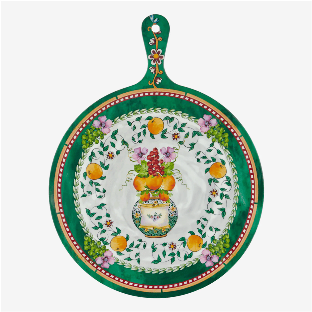 CARPE DIEM YEŞİL MELAMİN SUNUM TAHTASI 41 CM