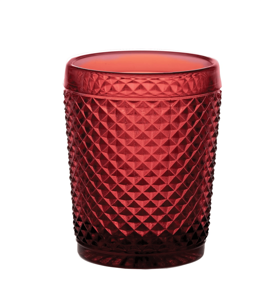 KIRMIZI CAM SU BARDAĞI SETİ 280 ML BICOS COLLECTION