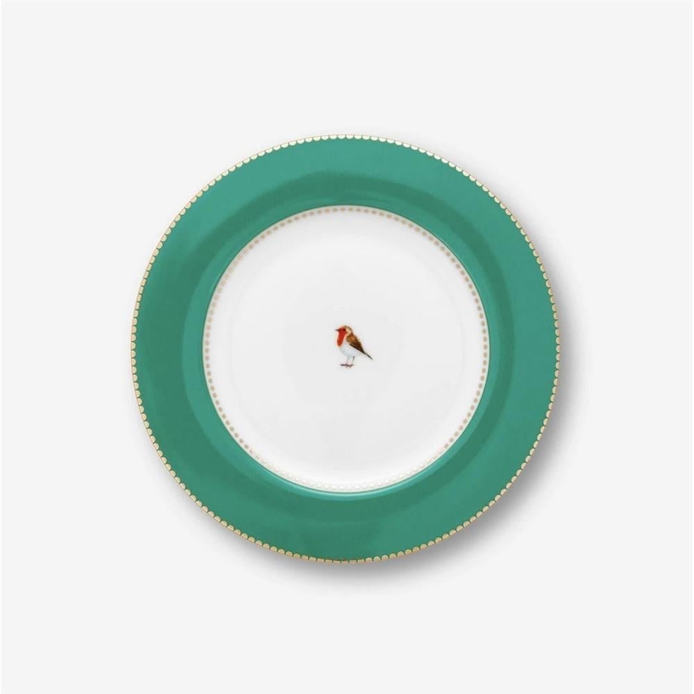 LOVE BIRDS YEŞİL TABAK 17 CM