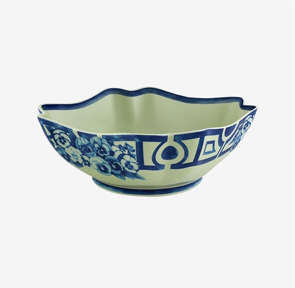 MAVİ PORSELEN SERVİS KASESİ 27 CM